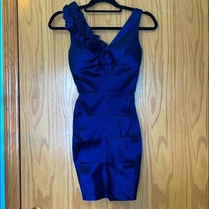 Navy blue formal dress